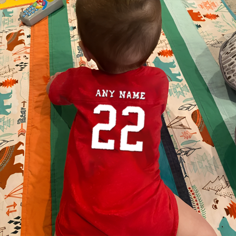 Custom Baby Baseball Jersey Bodysuit