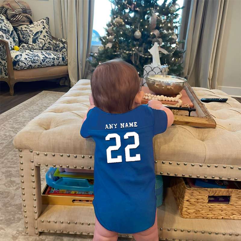 Custom Baby Baseball Jersey Bodysuit