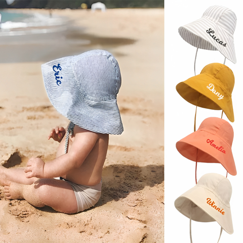 Custom Outdoor Beach Play Sun Protection Cap For Kid