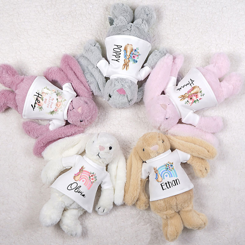 Custom Peter Plush Easter Bunny Bunny for Baby Shower