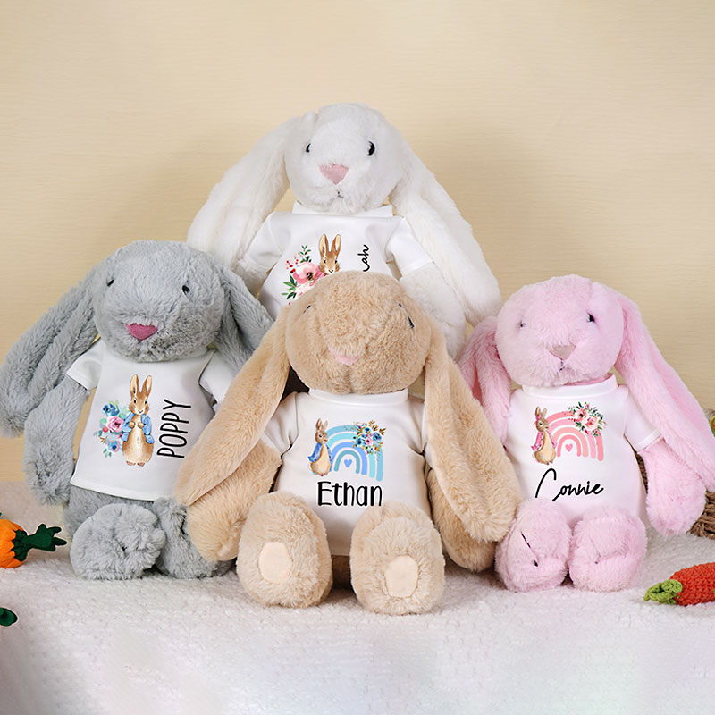 Custom Peter Plush Easter Bunny Bunny for Baby Shower