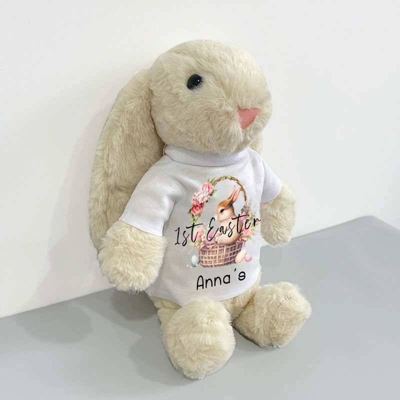 Custom Spring Easter Cute Bunny Rabbit, Baby Plush Toy