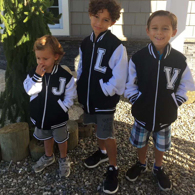 Personalized Varsity Jacket Letterman Crown Jacket Kids-Adult, Custom Sports Jacket