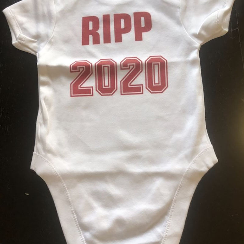  Customized With a Name And Jersey Number Unisex Bodysuit