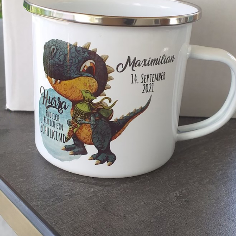 Children Mugs Rex Dinosaur Mug Personalized Back to School Gift