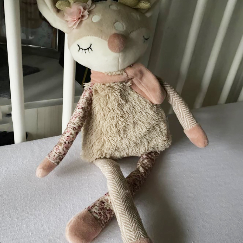Personalized Deer Toy Baby Gift Birth Cuddly Toy with Name Stuffed Animals