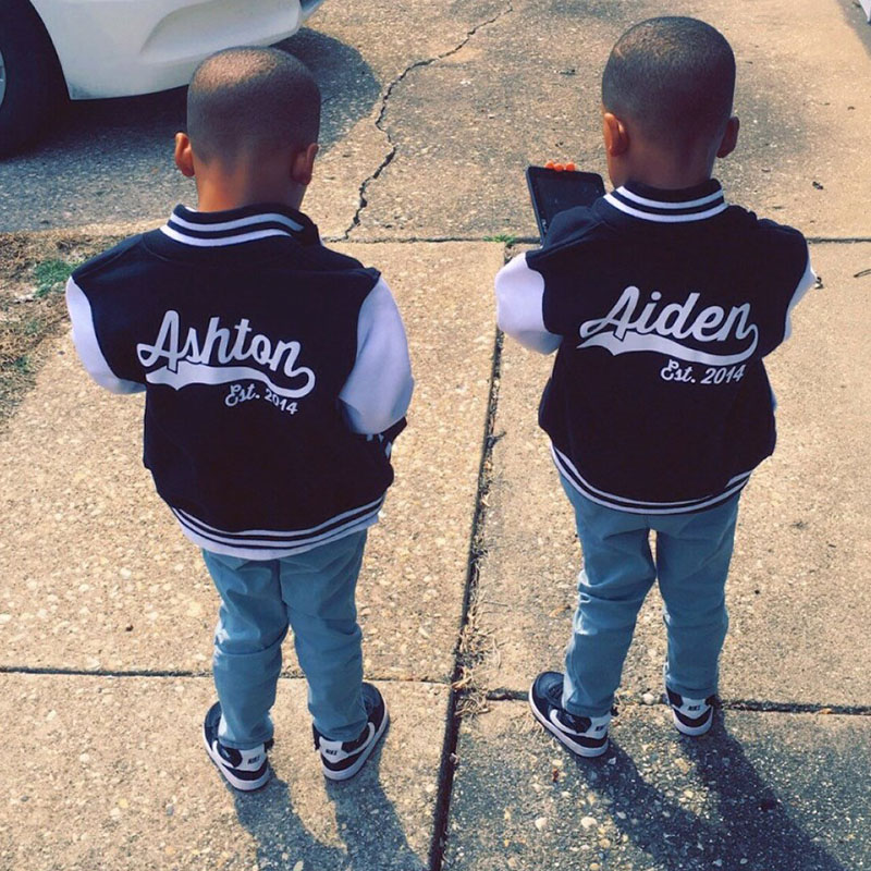 Personalized Varsity Jacket Letterman Crown Jacket Kids-Adult, Custom Sports Jacket