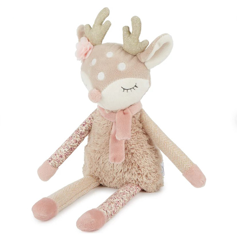 Personalized Deer Toy Baby Gift Birth Cuddly Toy with Name Stuffed Animals