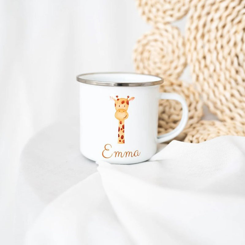 Children Mugs Enamel Mug Personalized Back to School Gift