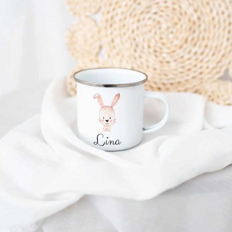 Children Mugs Enamel Mug Personalized Back to School Gift