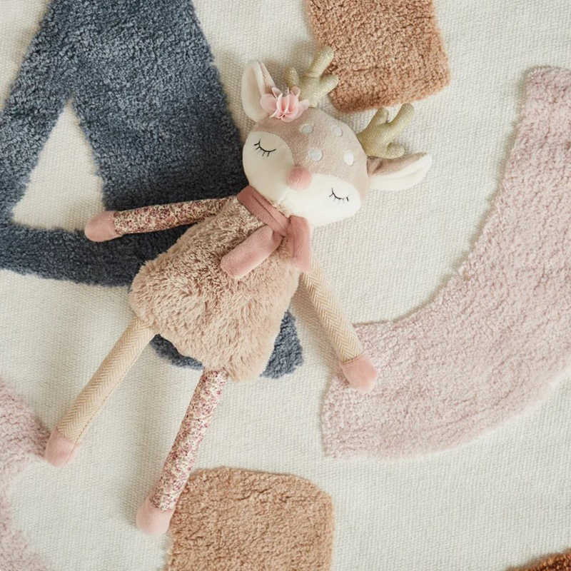 Personalized Deer Toy Baby Gift Birth Cuddly Toy with Name Stuffed Animals