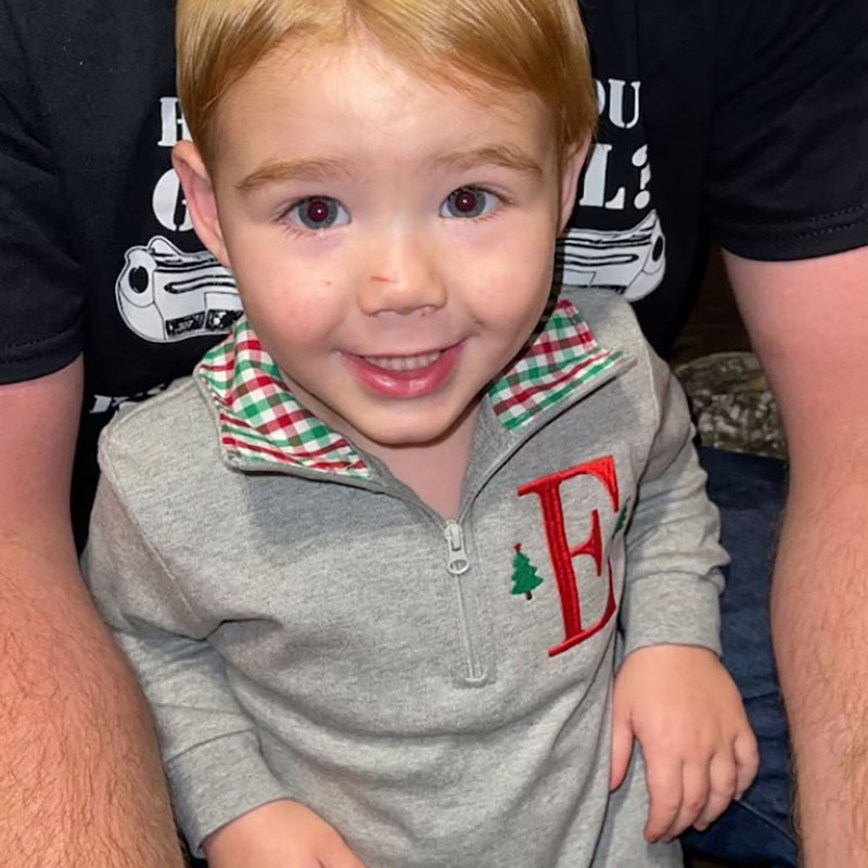 Monogram Christmas Sweatshirt for Baby Toddler Kids Girls Boys Sibling Matching Pullover