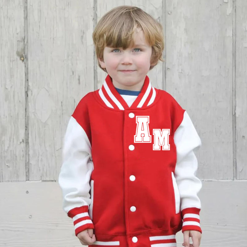 Personalized Varsity Jacket Letterman Crown Jacket Kids-Adult, Custom Sports Jacket