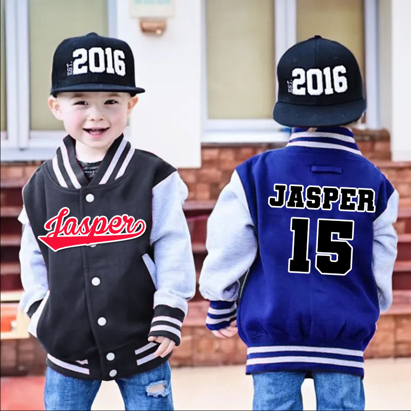 Custom Name Varsity Jacket Kids-Adult, Sports Jacket