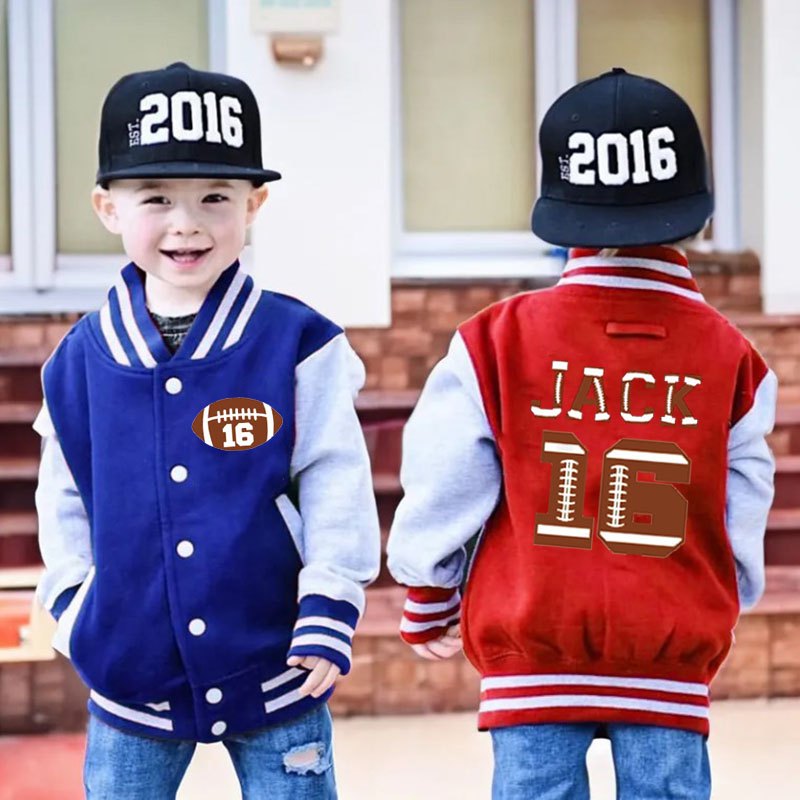 Custom Football Name Varsity Jacket Kids-Adult, Sports Jacket