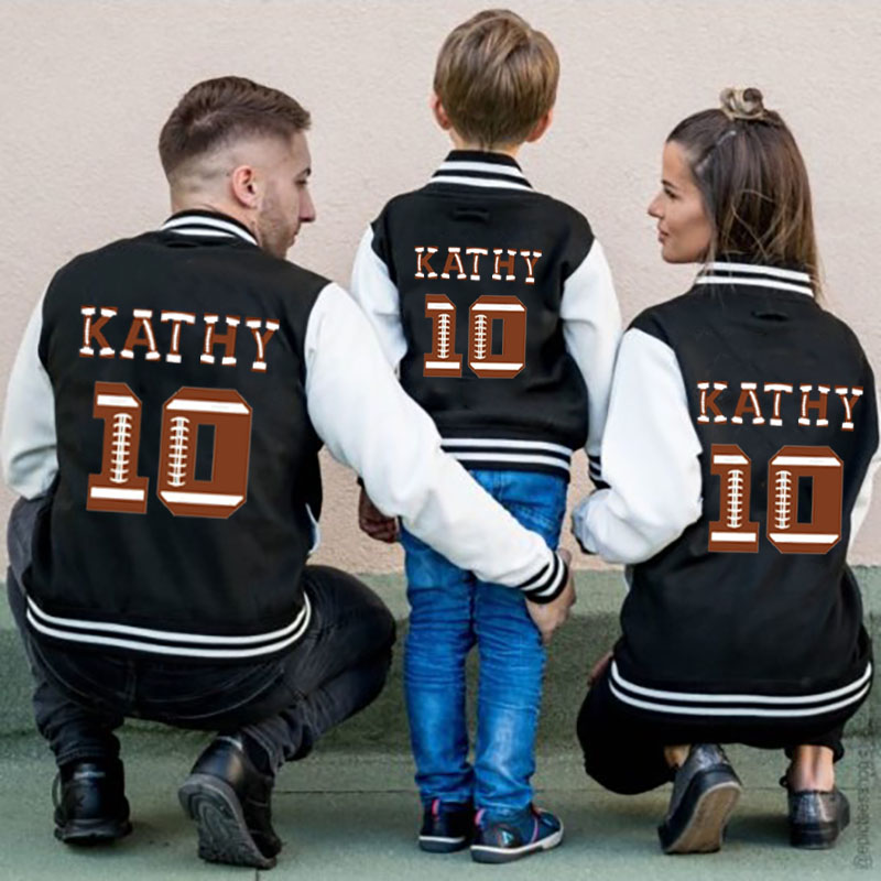 Custom Football Name Varsity Jacket Kids-Adult, Sports Jacket