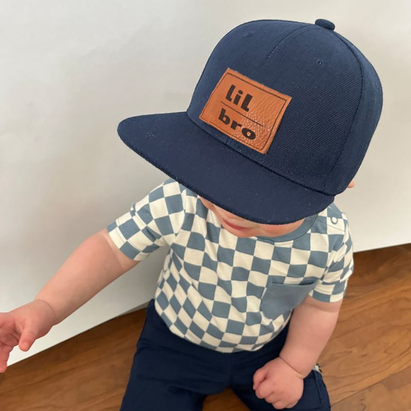 Personalized Infant Hat Big Bro Sis Engraved Toddler Hat 
