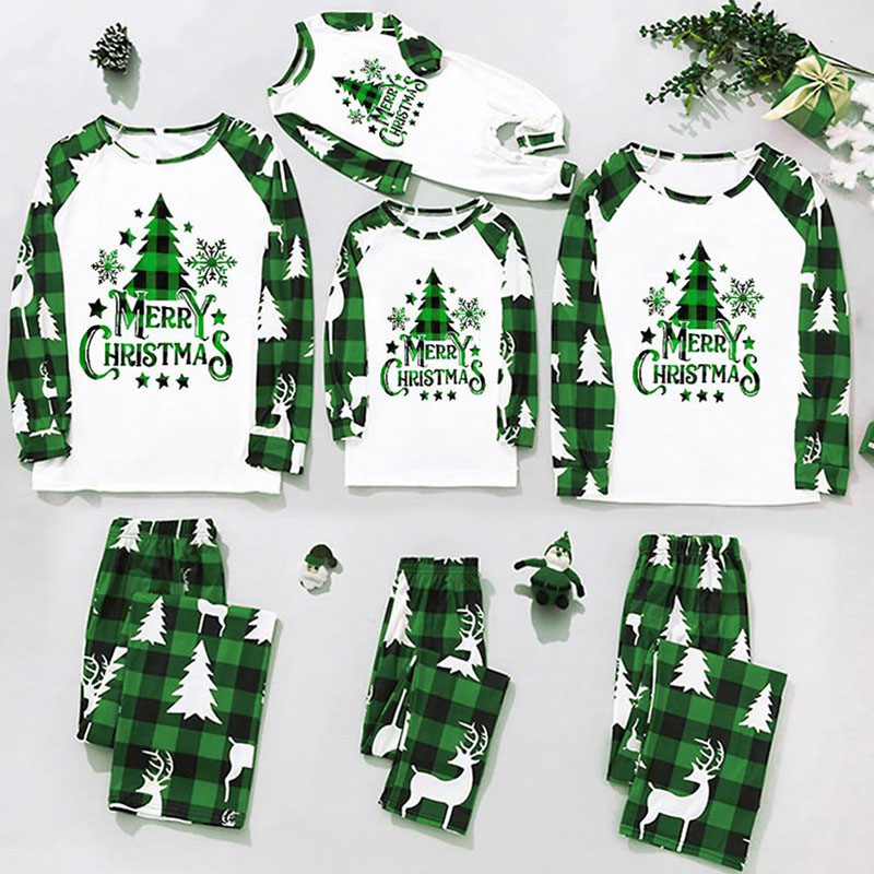 [Adult Pajamas]2023 Merry Christmas Xmas Hoilday Papa Mama Pajamas Matching