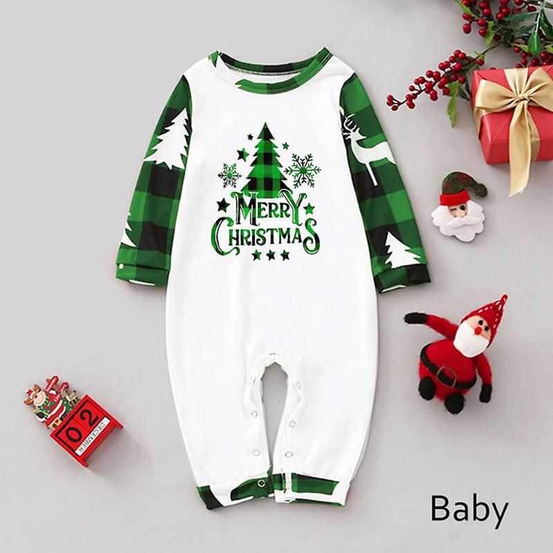 [Bodysuit Pajamas]2023 Merry Christmas Xmas Hoilday Pyjamas Babyclothe