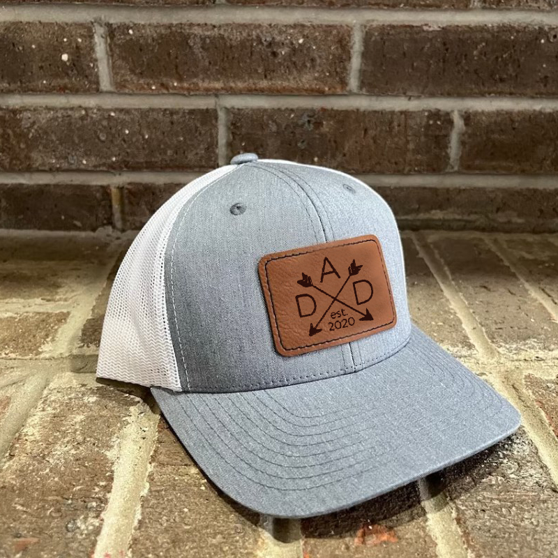 Engraved Dad or Son Baseball Cap, Custom Summer Outdoor Mesh hat