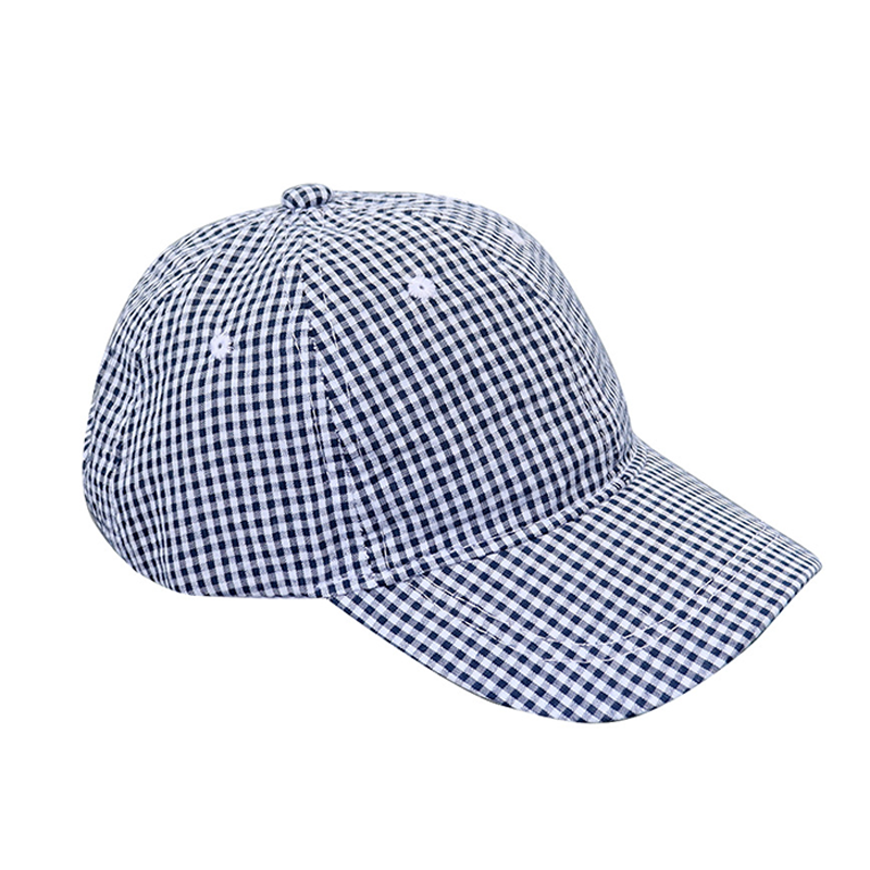 Personalized Kids Seersucker Baseball Hat,Custom Toddler Hats