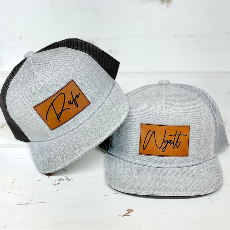 Engraved Daddy and Me Baseball Cap, Custom Summer Outdoor Mesh hat