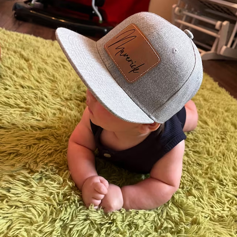 Engraved Daddy and Me Baseball Cap, Custom Summer Outdoor Mesh hat