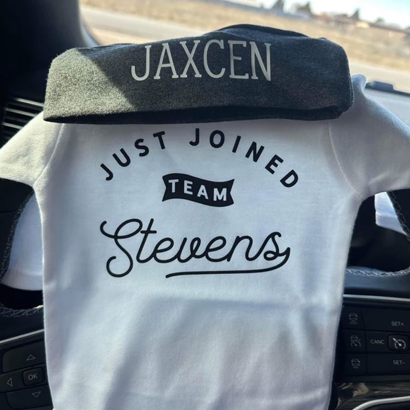 Named Just Joined Team Baby Outfit, Baby Boy Coming Home Outfit