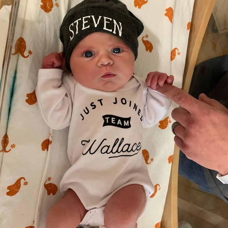Named Just Joined Team Baby Outfit, Baby Boy Coming Home Outfit