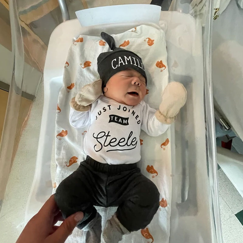 Named Just Joined Team Baby Outfit, Baby Boy Coming Home Outfit