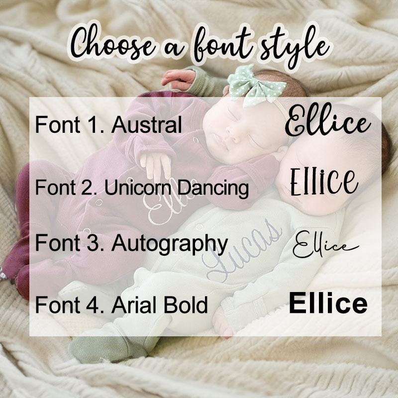 Monogrammed Footie Baby Coming Home Outfit, Sleeper Footie