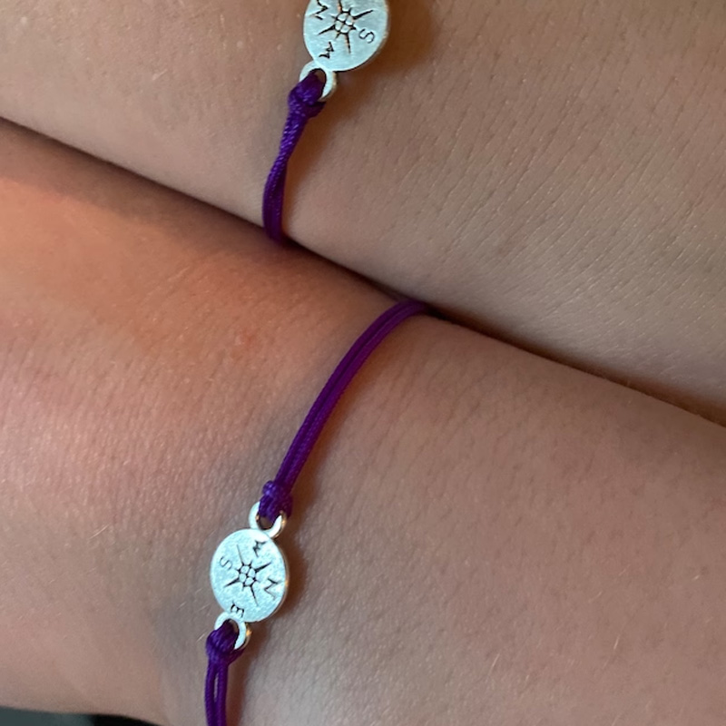 First Day of Kindergarten Mommy and Me Matching Bracelets, Anxiety Gift