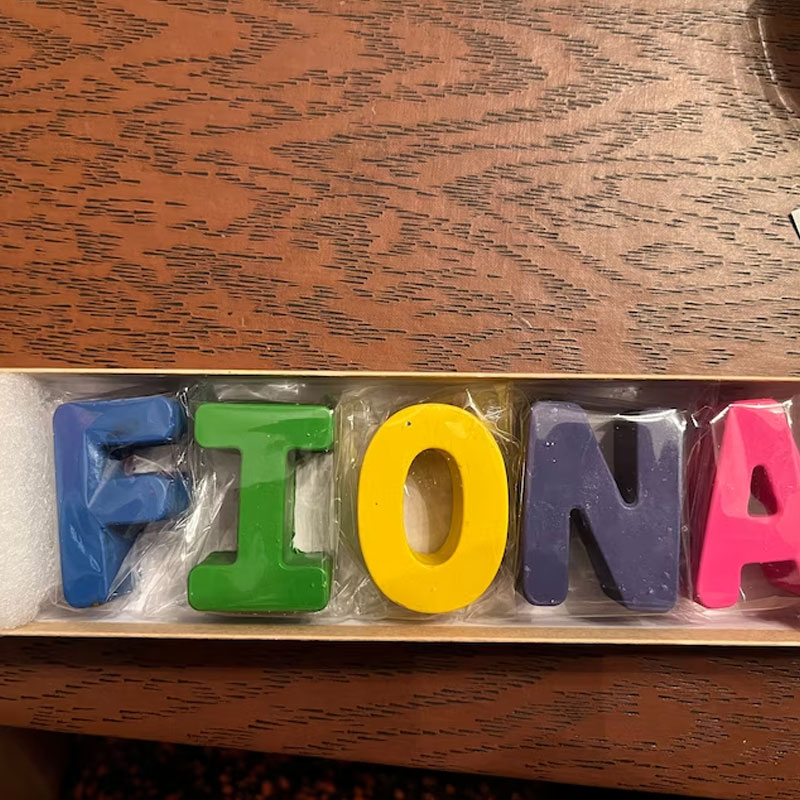 Personalized Name Crayon, Crayon Name Gift Set, Kids Gift
