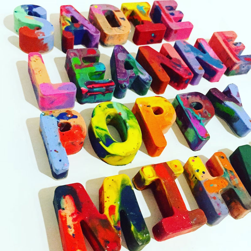 Kids NAME Crayons, Alphabet Name Crayon Toys in a Gift Box