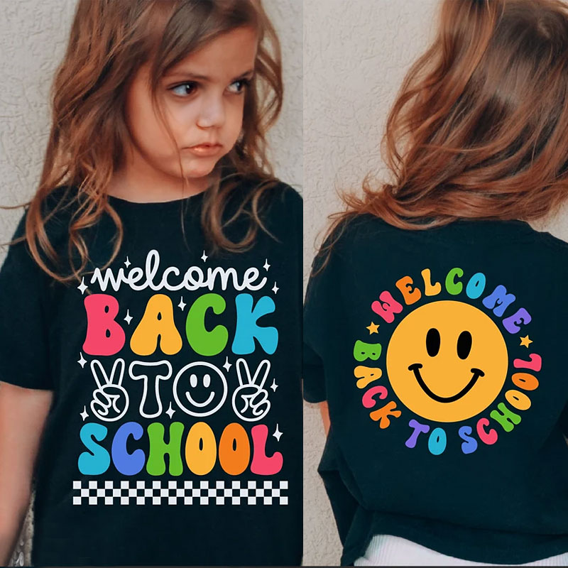 Welcome Back To School T-shirt, Retro First Day of School Shirt