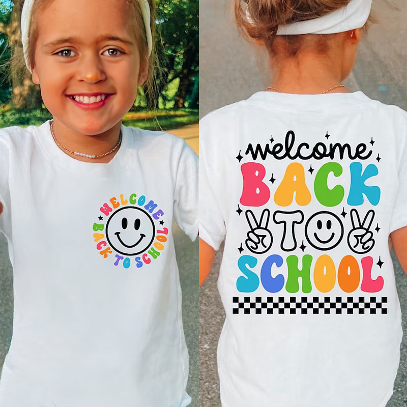 Welcome Back To School T-shirt, Retro First Day of School Shirt