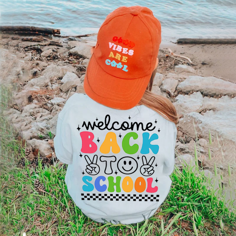 Welcome Back To School T-shirt, Retro First Day of School Shirt