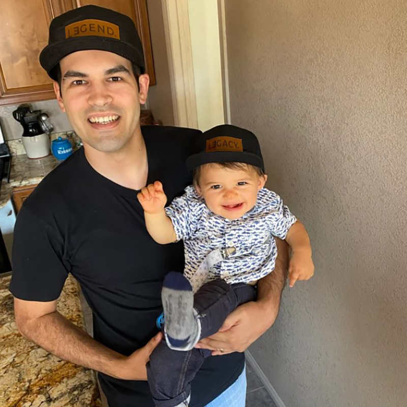 Legend and Legacy Genuine Leather Patch Hats Matching Hats