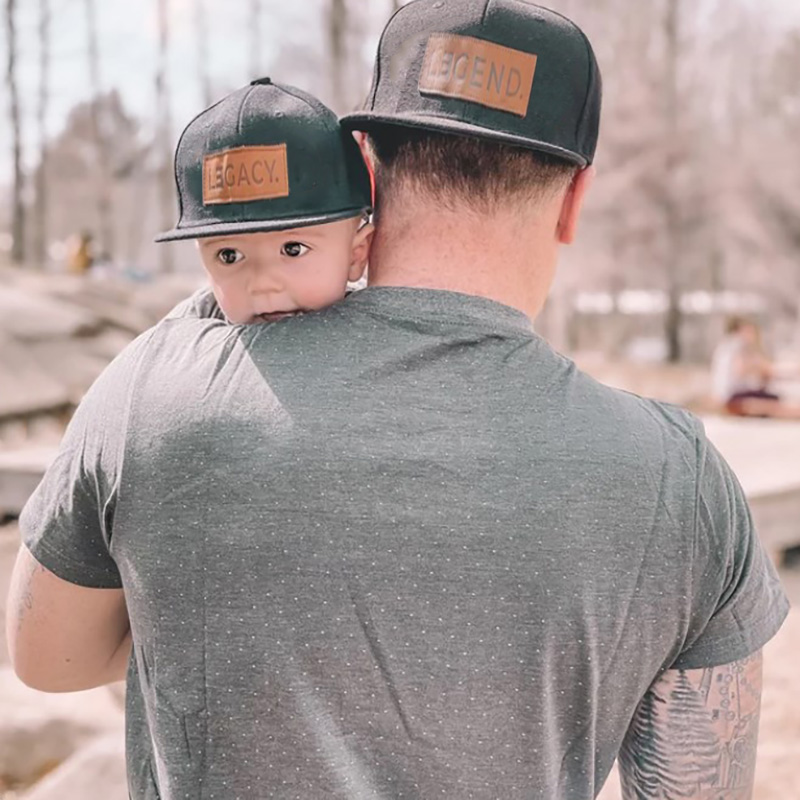 Legend and Legacy Genuine Leather Patch Hats Matching Hats