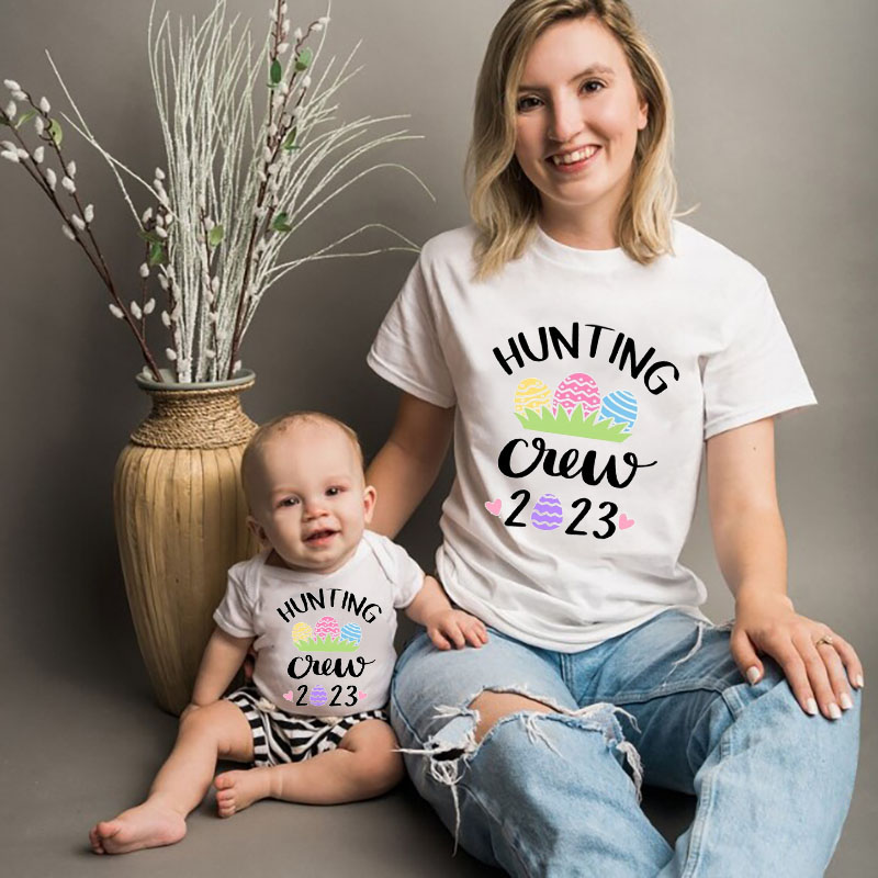 Happy Easter Hunting MaMa,Daddy Shirts