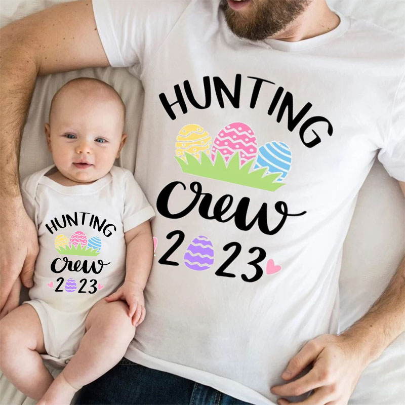 Happy Easter Hunting MaMa,Daddy Shirts