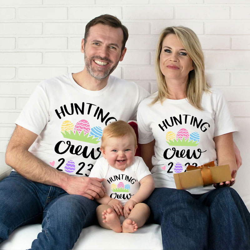 Happy Easter Hunting MaMa,Daddy Shirts