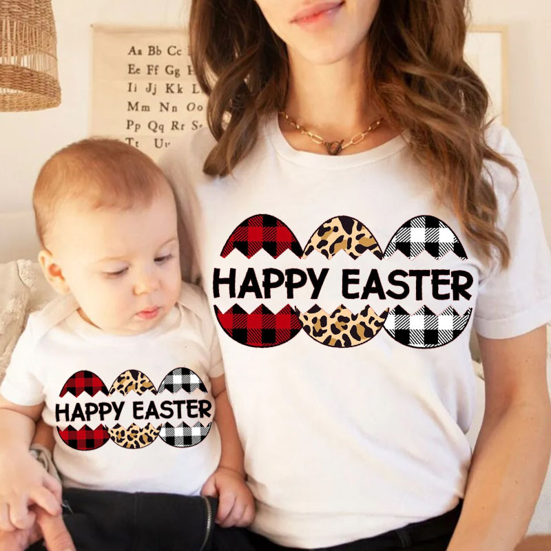 [Adult Tee] Happy Easter Eggs MaMa,Daddy Shirt