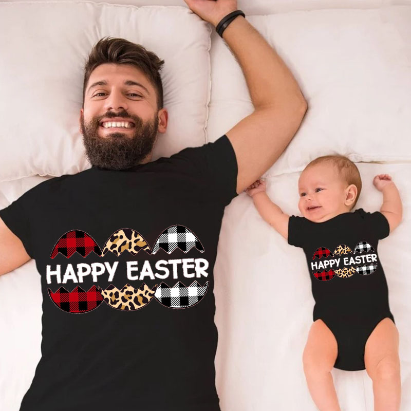 [Adult Tee] Happy Easter Eggs MaMa,Daddy Shirt
