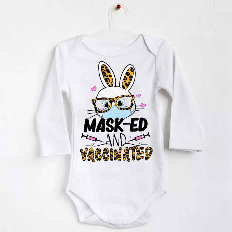 [Baby Bodysuit] Happy Easter Mask-ed Bodysuit