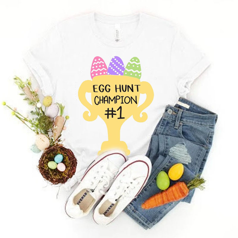 [Adult Tee] Happy Easter Hunt Champion MaMa,Daddy Shirt