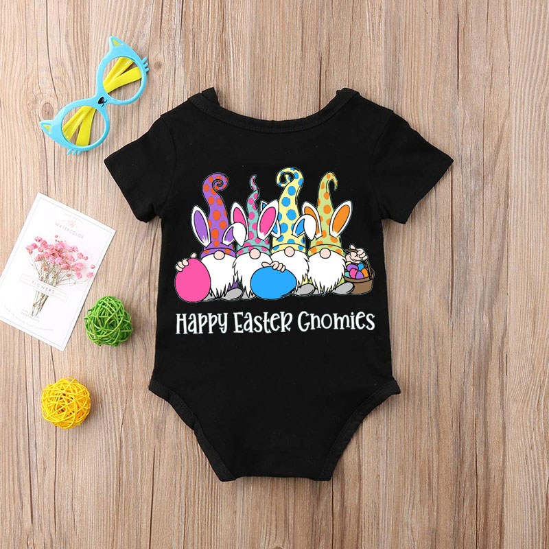 [Baby Bodysuit] Happy Easter Gnomies Bodysuit