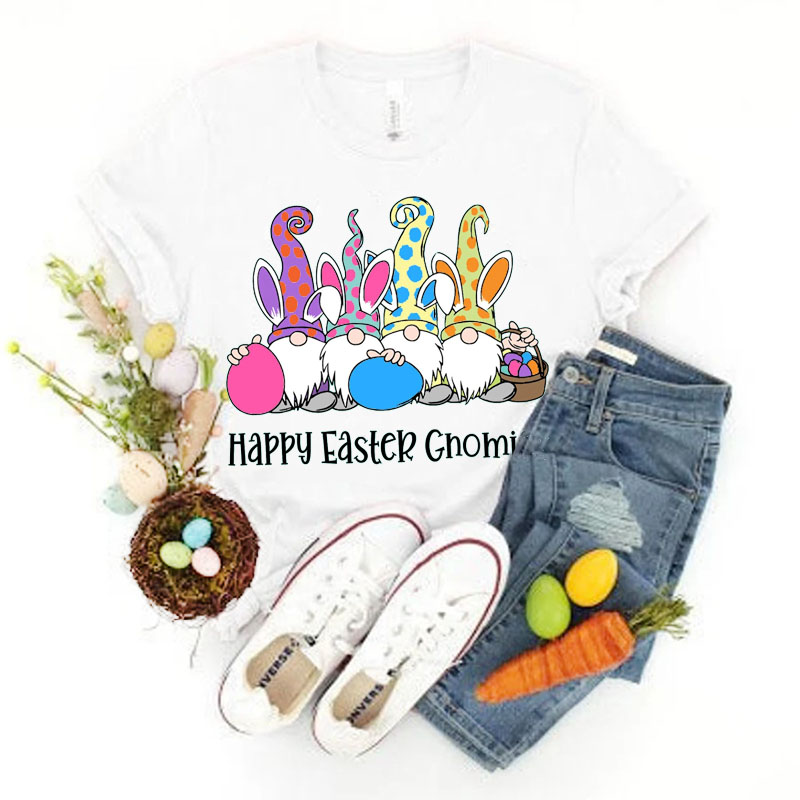 [Adult Tee] Happy Easter Gnomies MaMa,Daddy Shirt