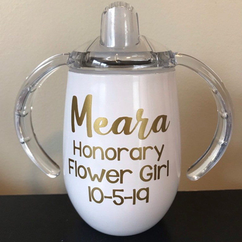 Flower Girl Sippy Cup Stainless Steel Toddle Cup