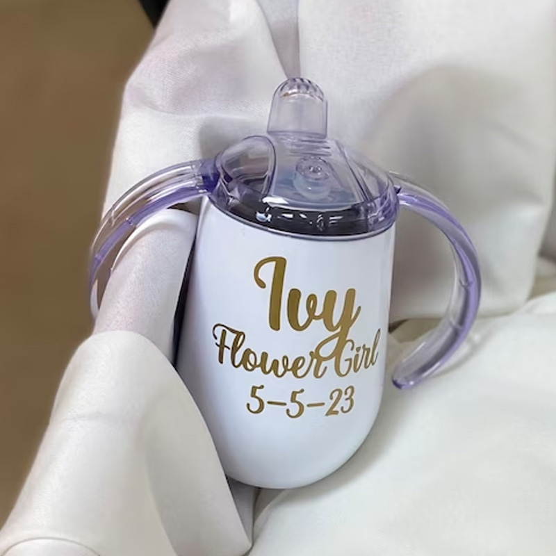 Flower Girl Sippy Cup Stainless Steel Toddle Cup